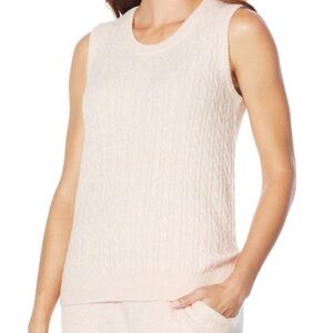New Laila Ali Cable-Front Sweater Knit Tank‎